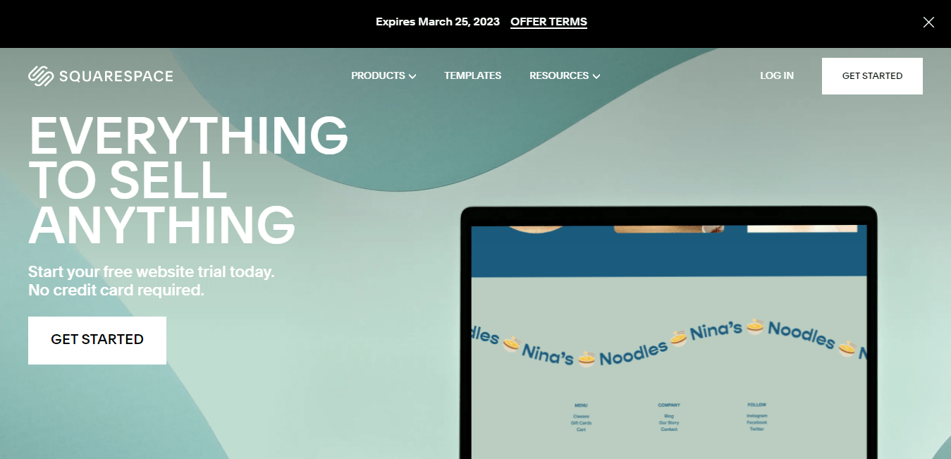 Squarespace ecommerce platform