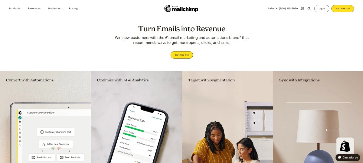 ActiveCampaign alternative: Mailchimp