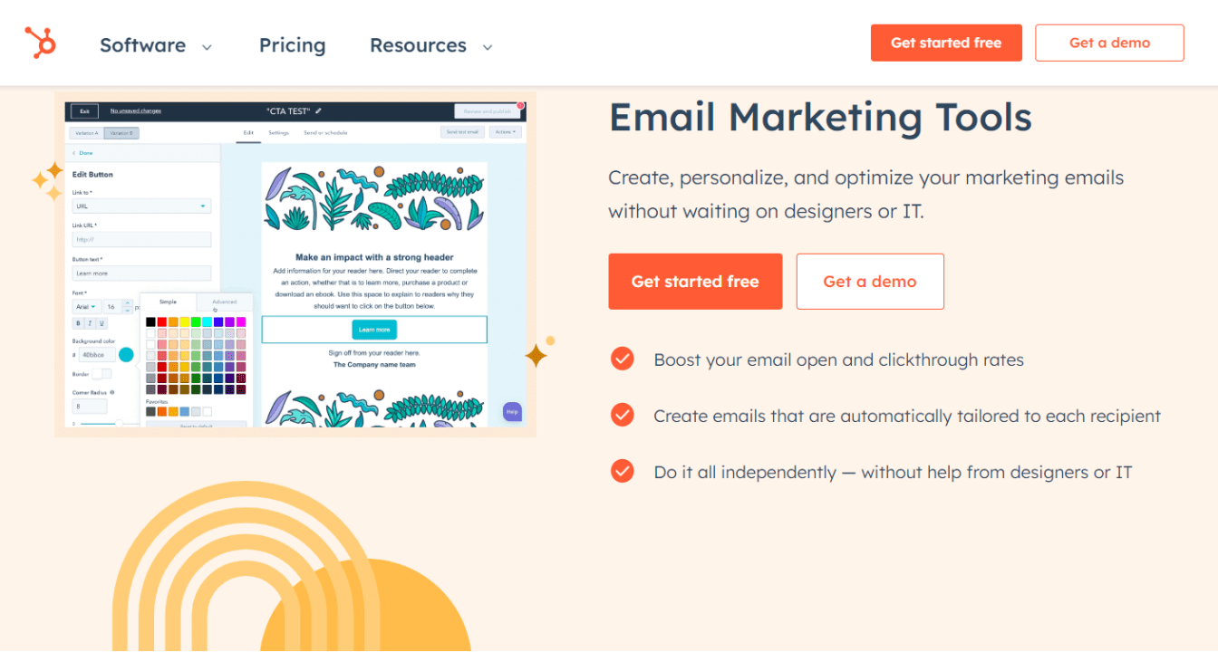 ActiveCampaign alternative: Hubspot email marketing