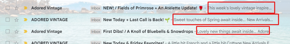 email preview text