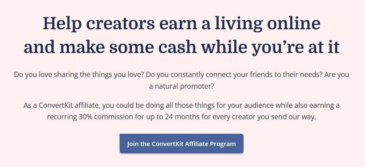 Convertkit affiliate program