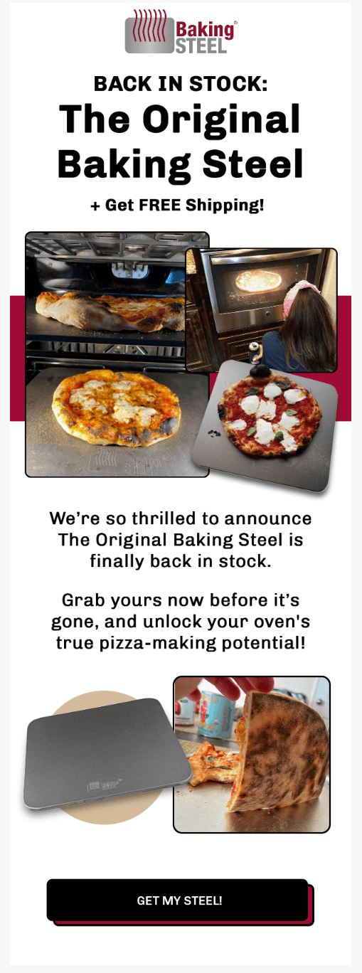 good example of a short and clear email copy
