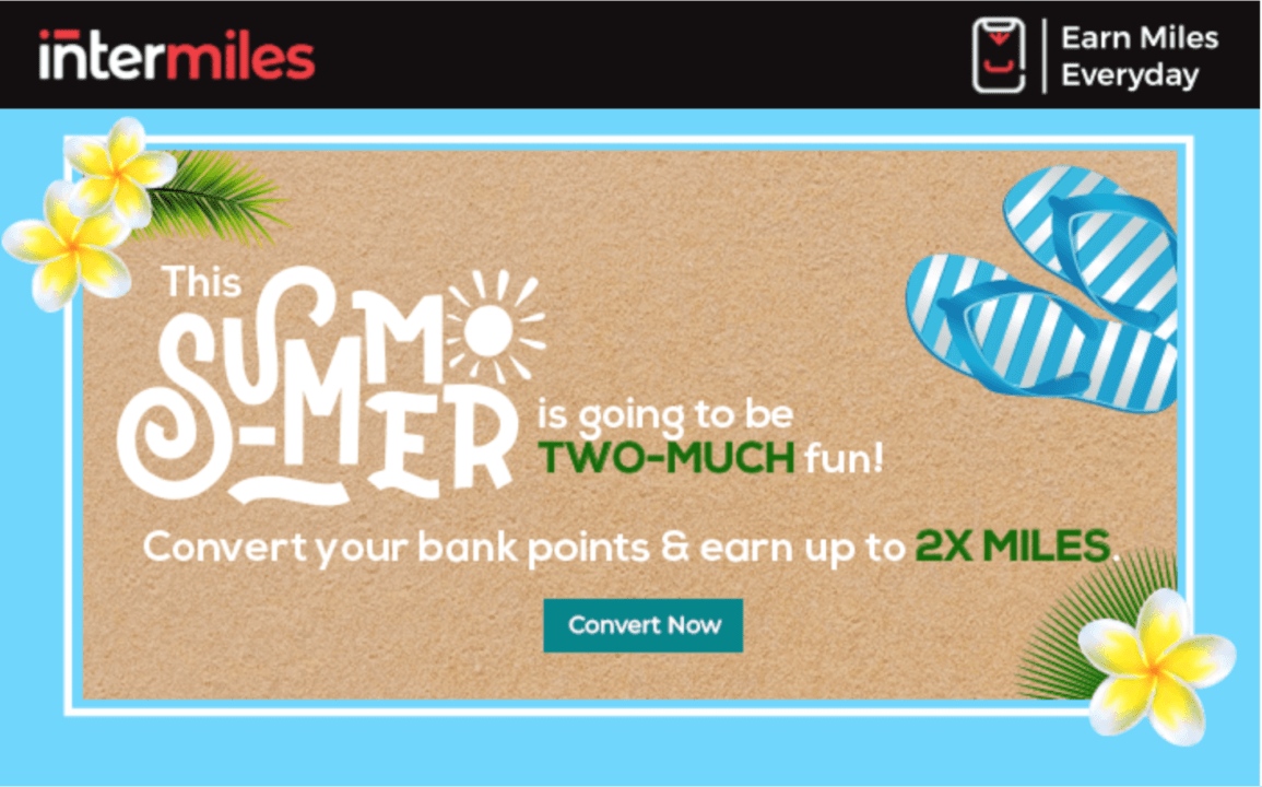 Email header example: Intermiles