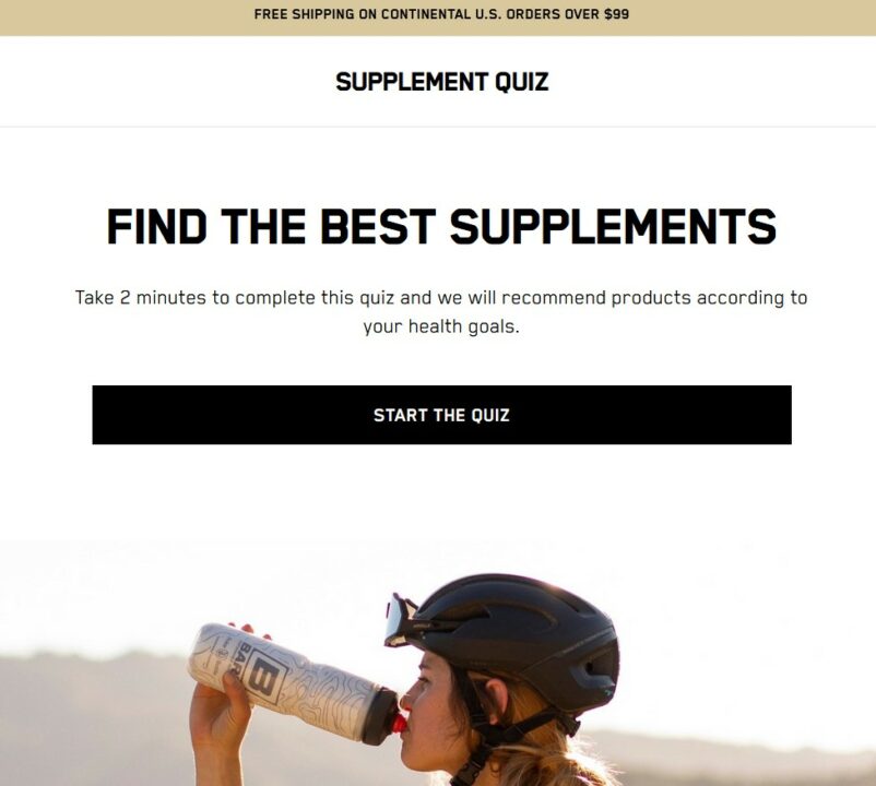 interactive quiz example