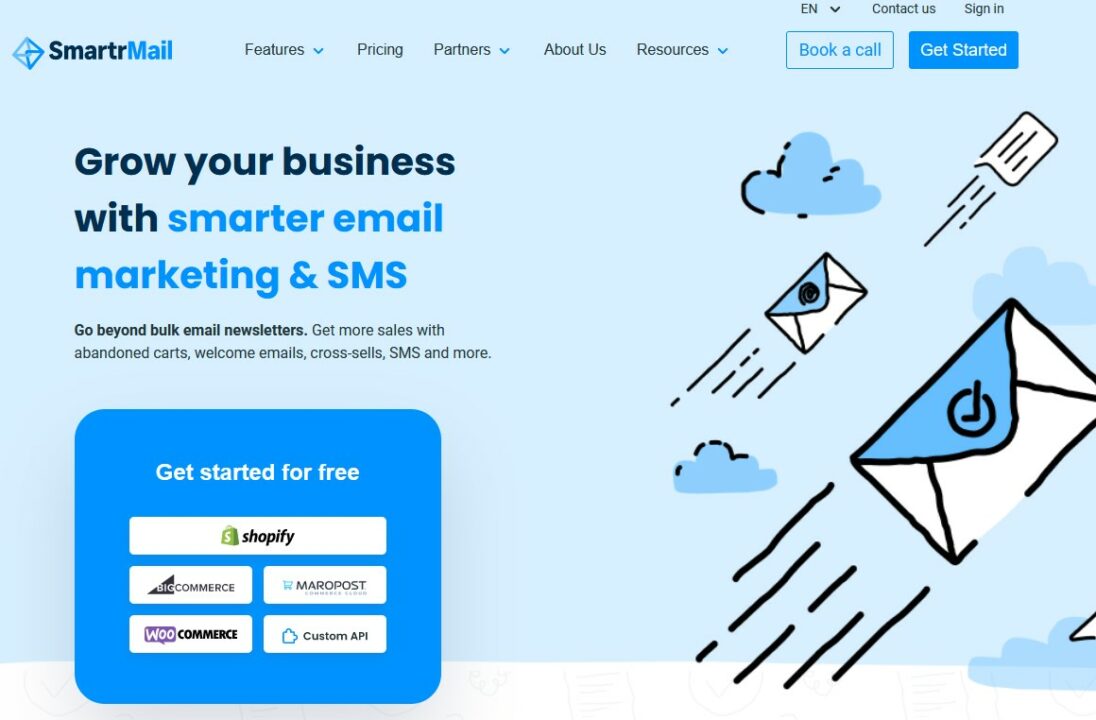 Smartrmail homepage