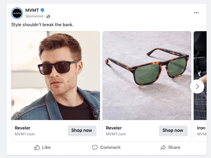 Retargeting ad