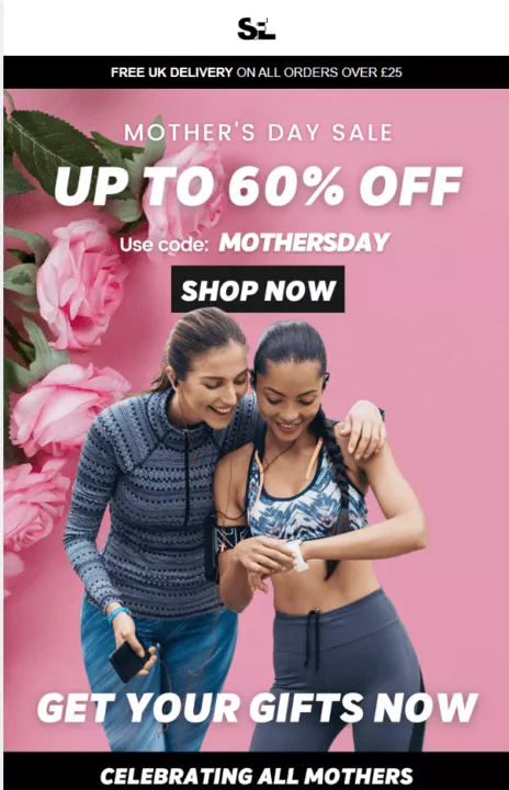 Smartwatch for Less Mother's Day email: Mother's Day Sale