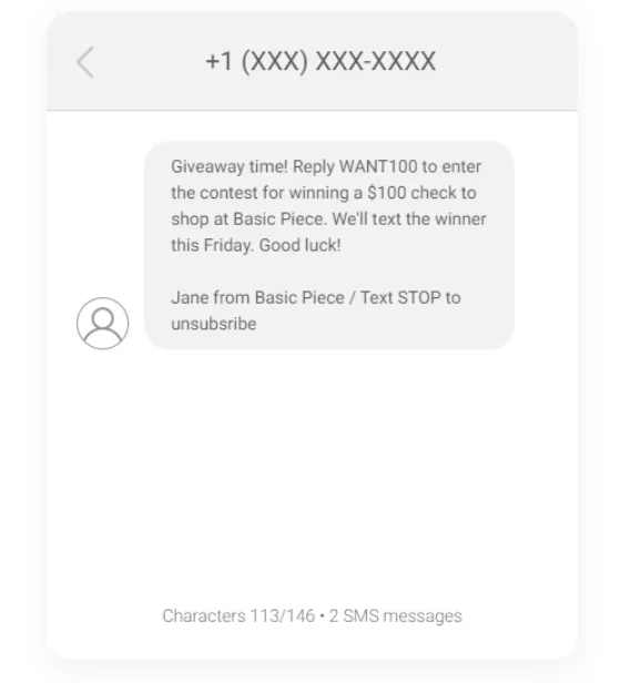 two-way text messaging in Omnisend