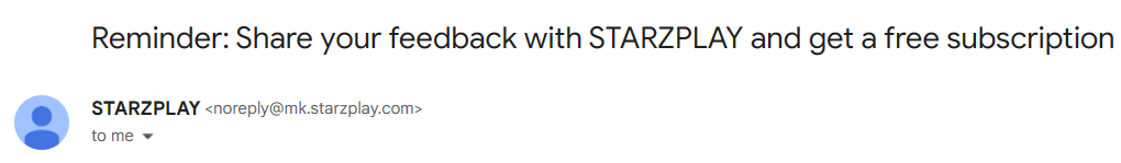 an example of a subject line requesting feedback but also offering something in return