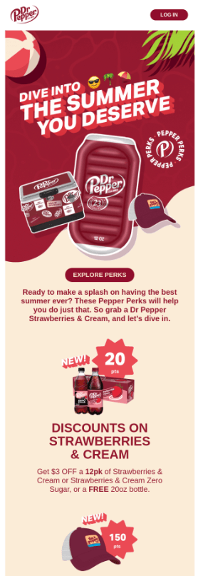 email by Dr. Pepper
