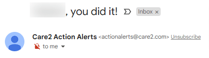 personalized compliment email subject line
