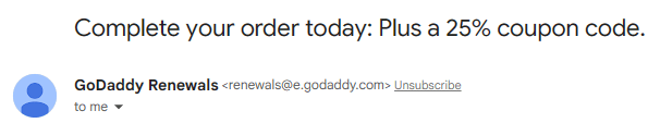 an example of customized subject line based on action