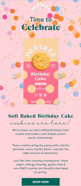product launch email example