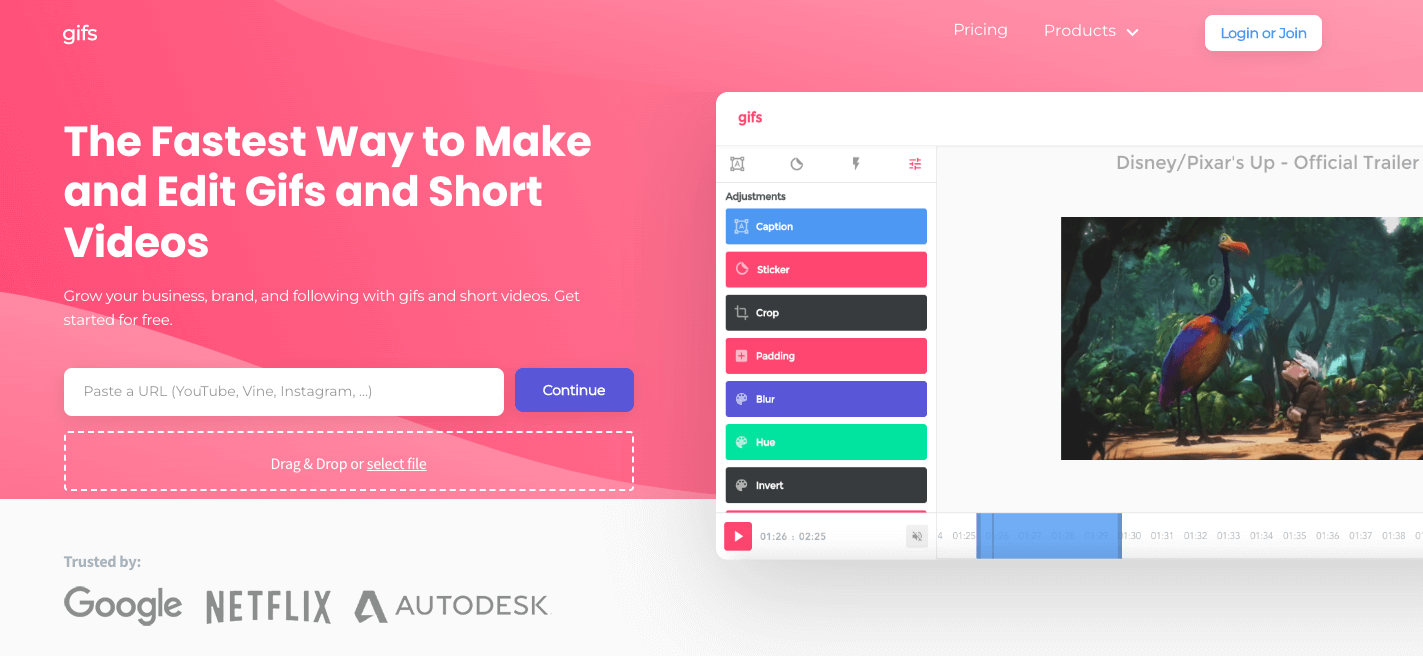 Gifs homepage
