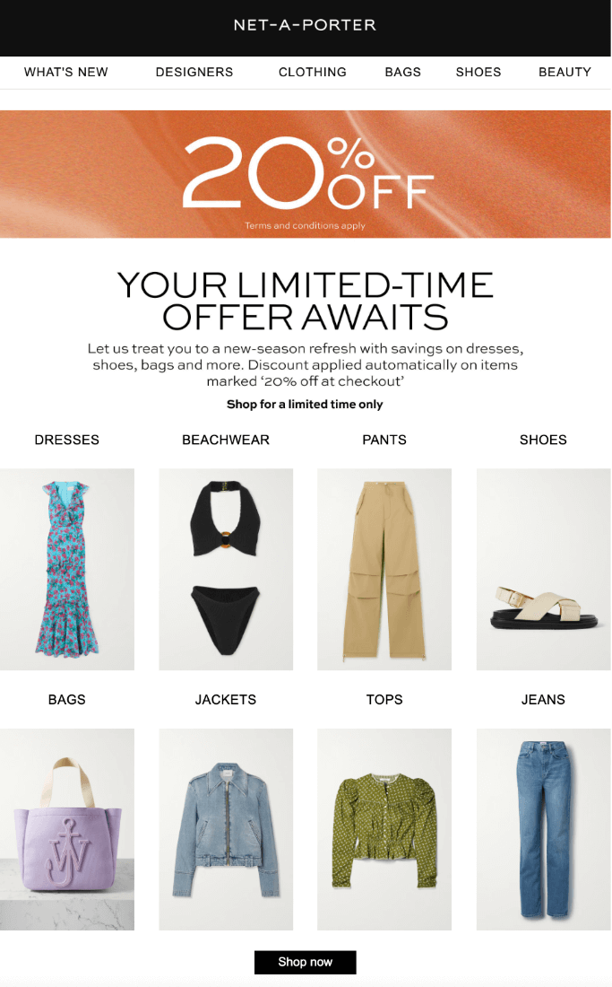 re-engagement email example