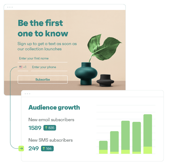 pop-up and audience growth Omnisend