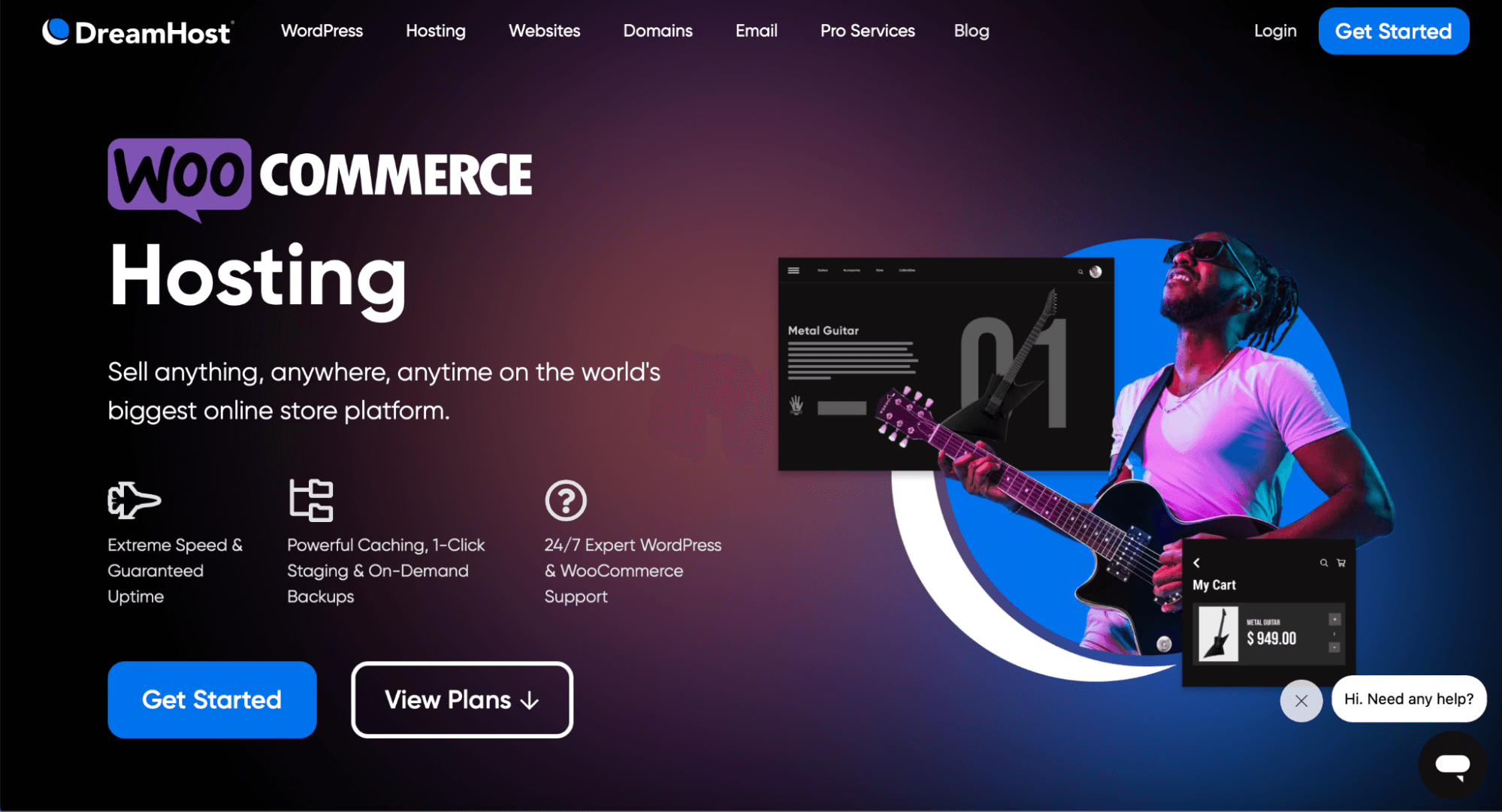 Dreamhost homepage