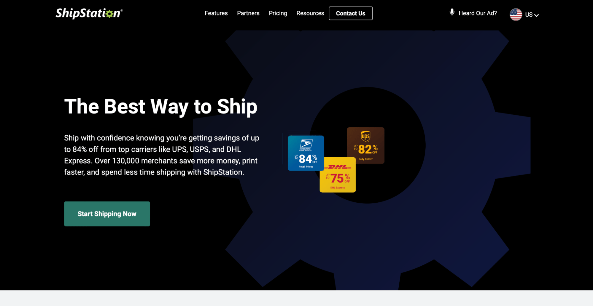 ShipStation homepage