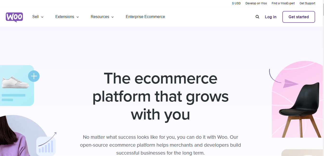 WooCommerce homepage