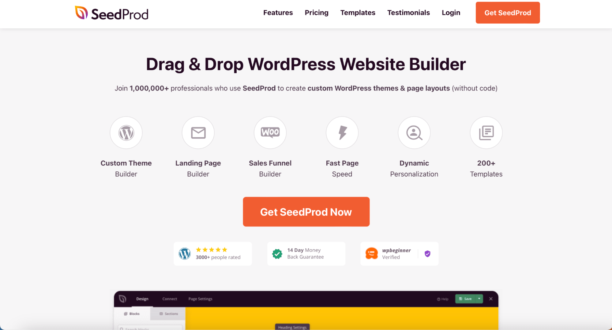 SeedProd homepage