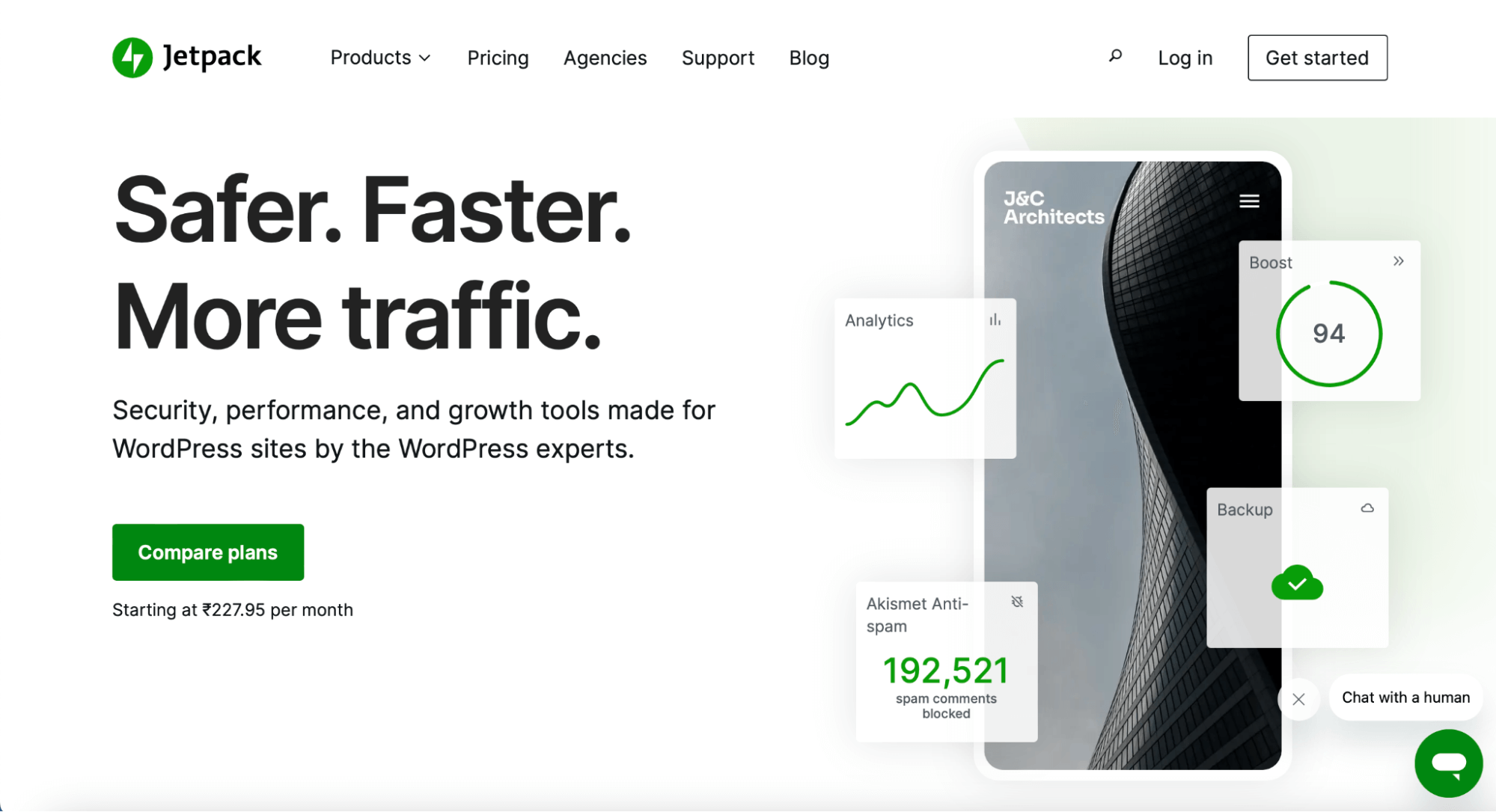 Jetpack homepage