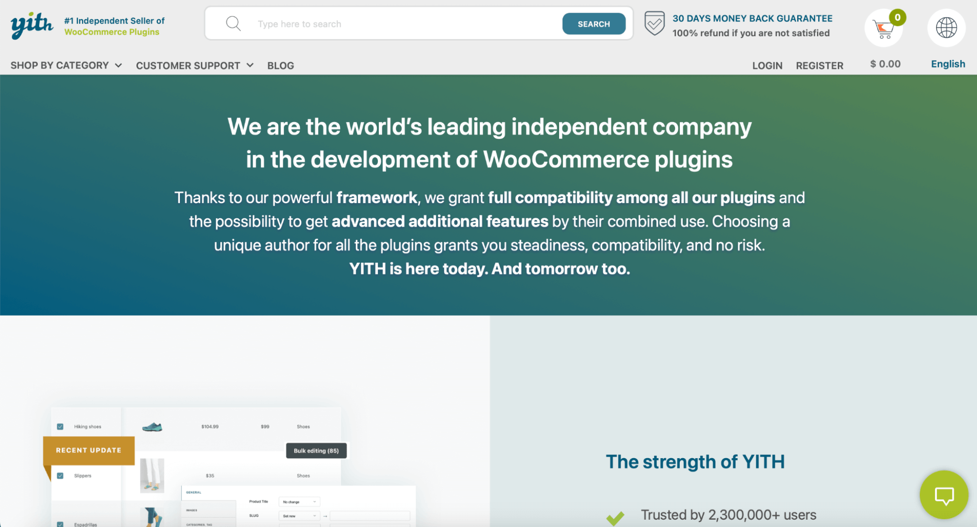 YITH Essential Kit homepage