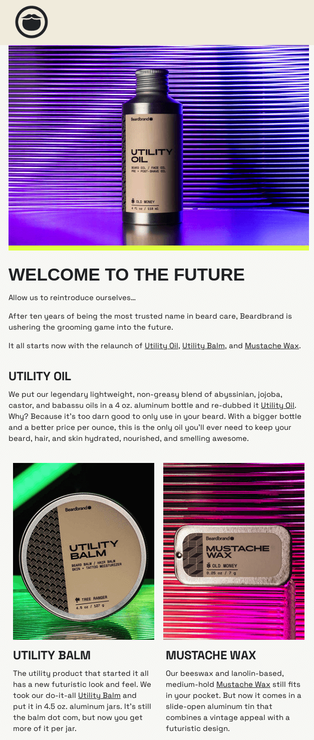 beard day september newsletter idea