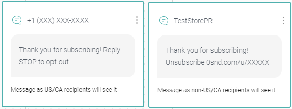 thank you for subscribing text examples