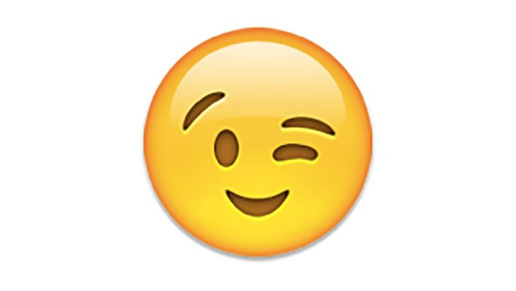 winking face emoji