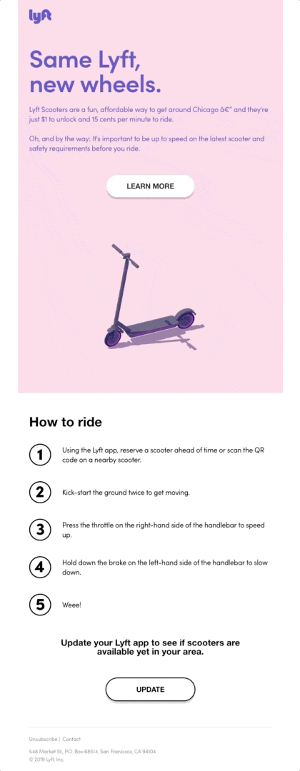 world car-free day newsletter idea