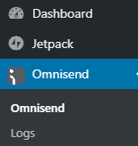 Omnisend WordPress plugin settings on WordPress admin dashboard