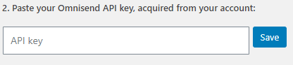 enter API key