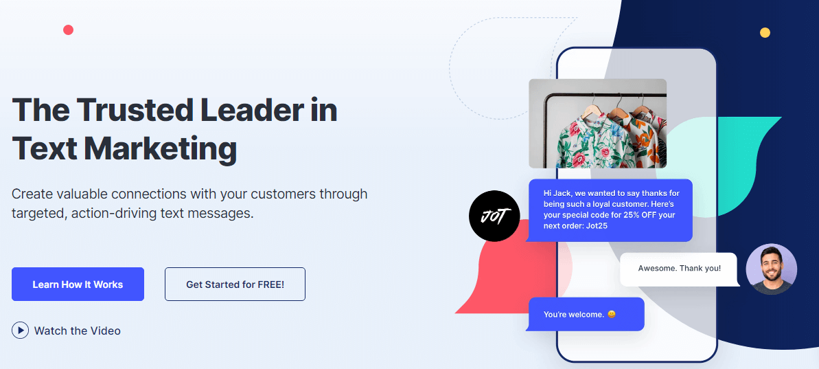 SlickText homepage