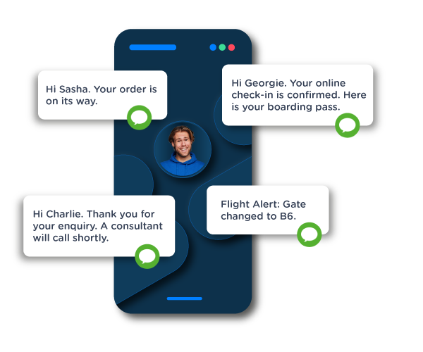 SMS examples