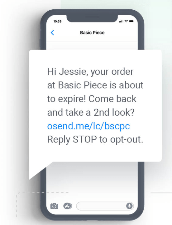 example of opt-out in SMS