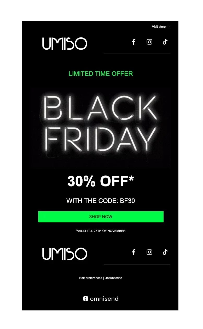 black friday sale template