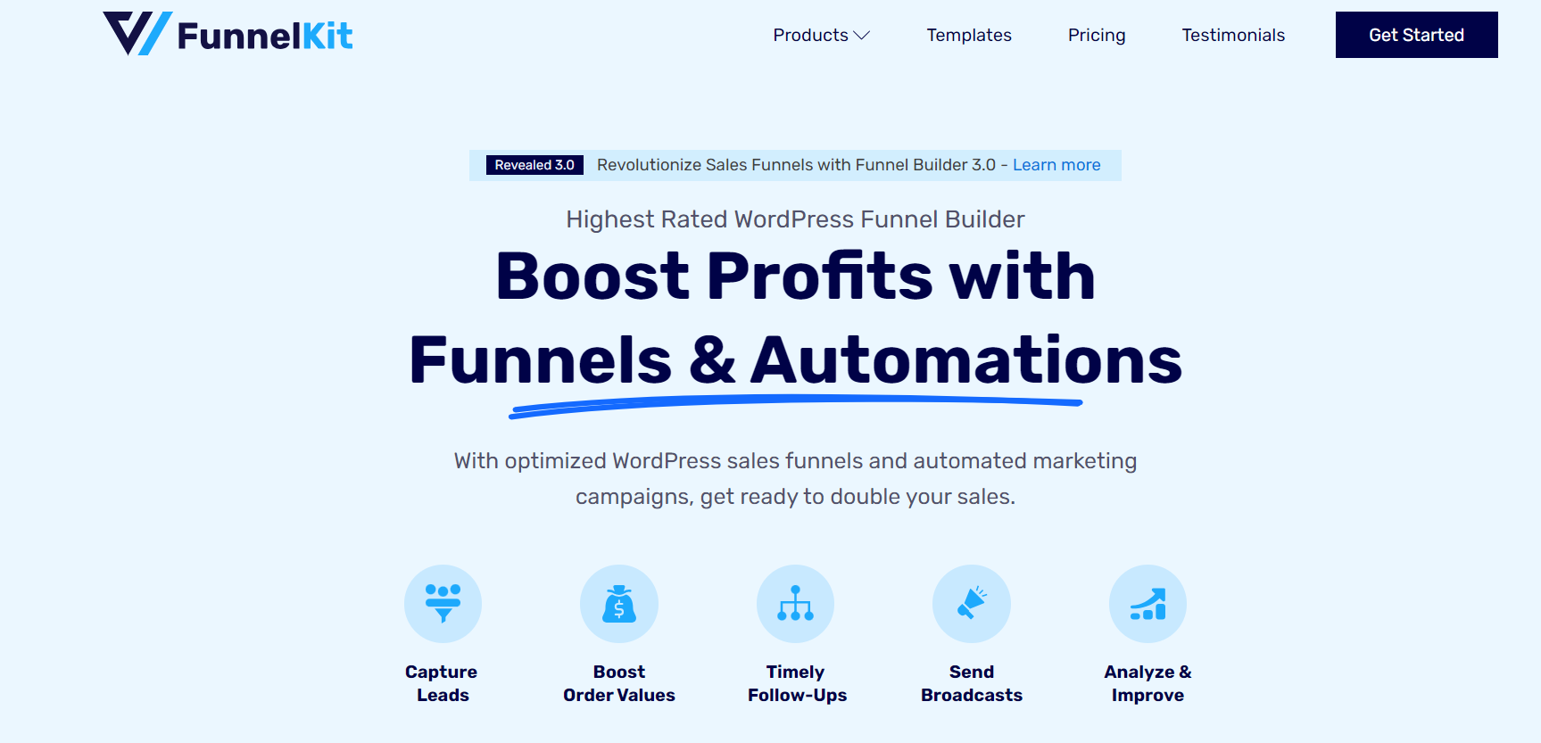 FunnnelKit homepage