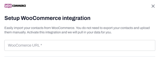 Setup WooCommerce integration