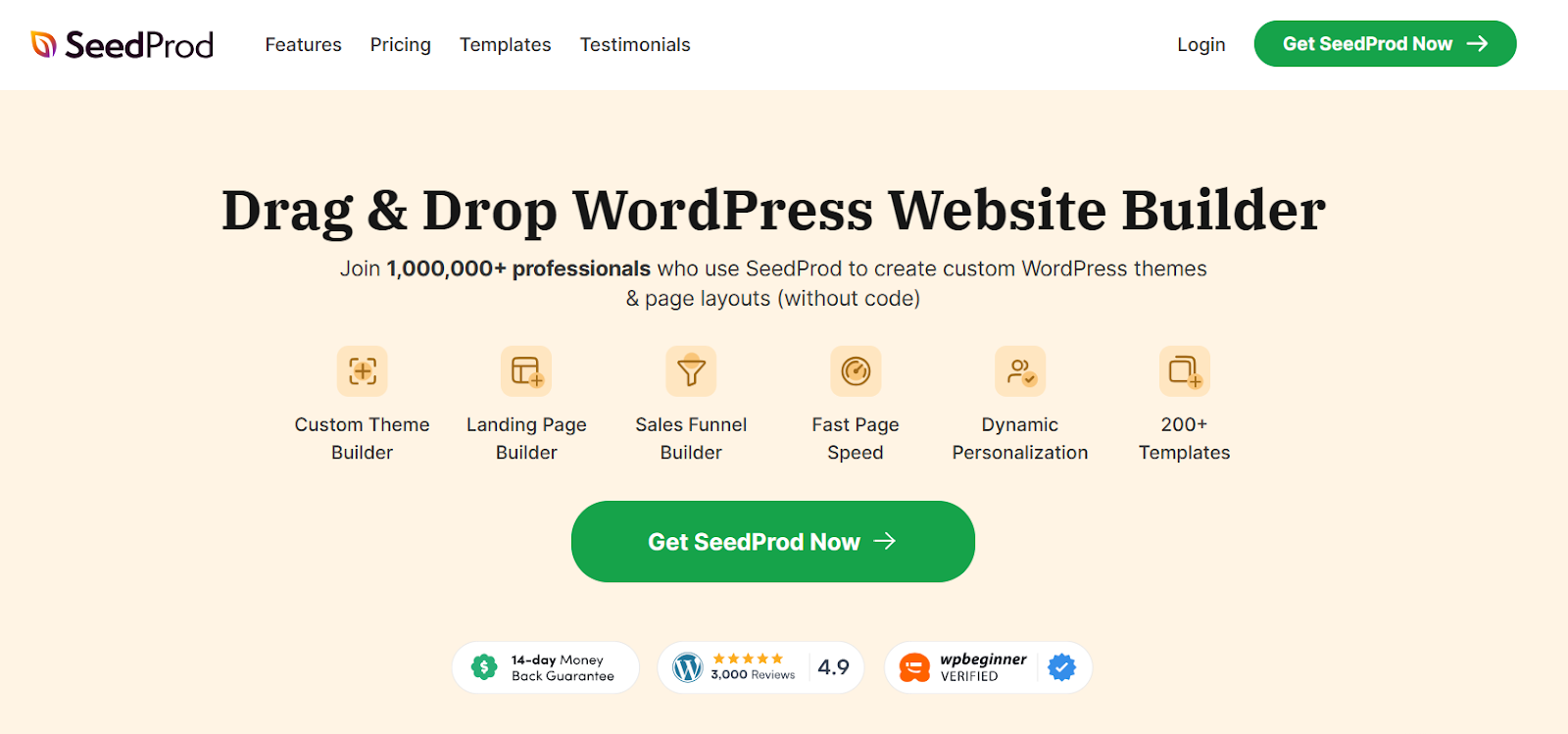 SeedProd Best WordPress Page Builder plugin