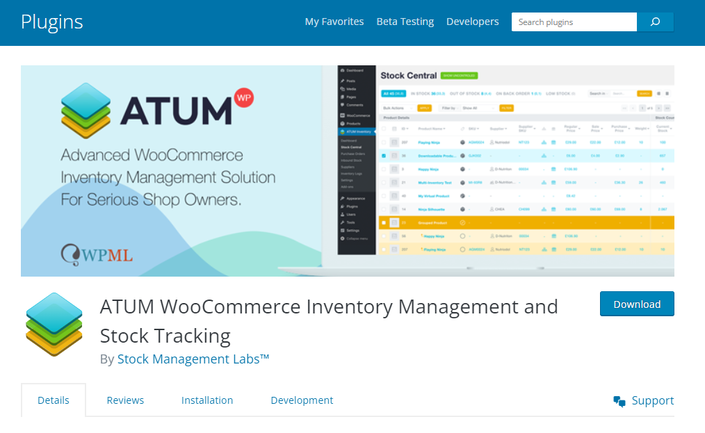 ATUM Inventory Management for WooCommerce