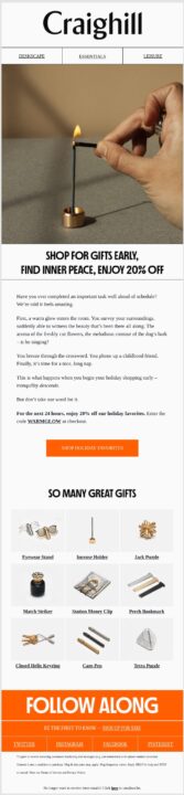 Craighill campaign offer