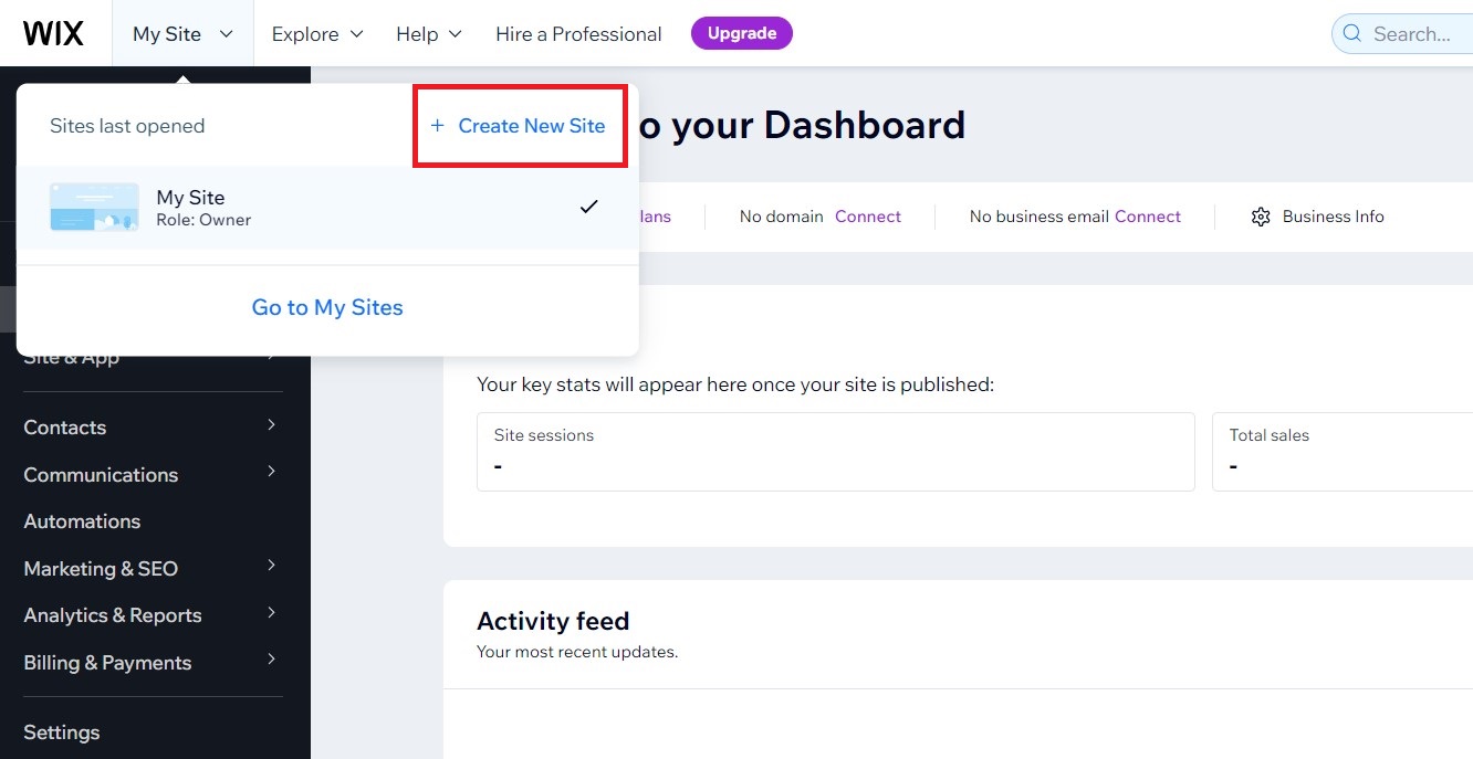 Wix Editor personalized drag-and-drop customization option