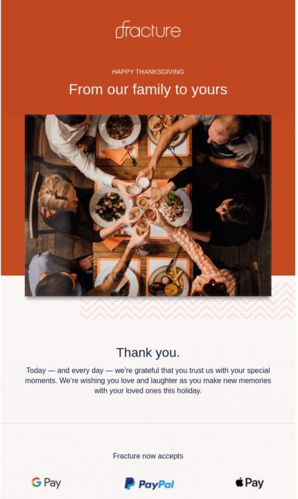 Holiday campaign by Fracture