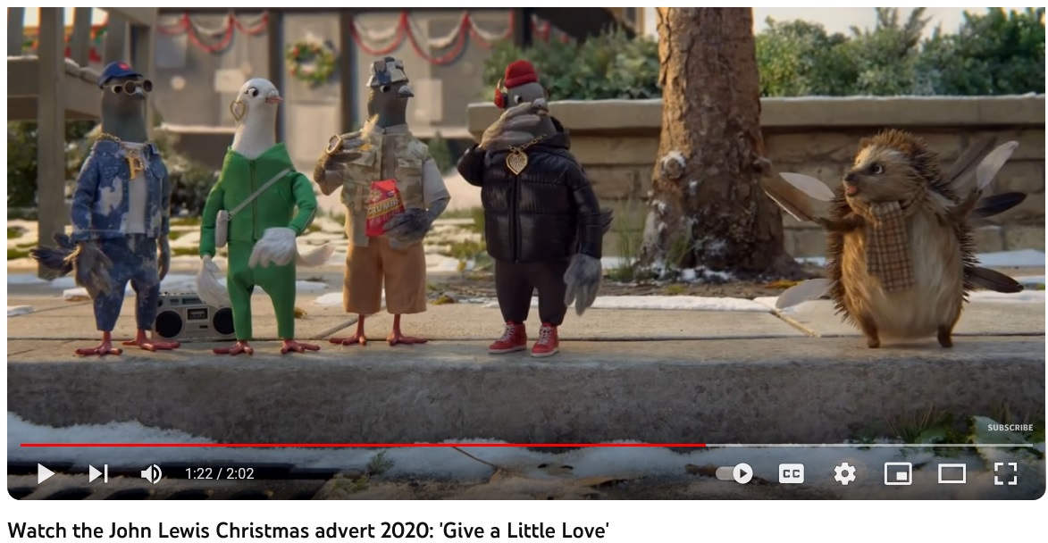 Claymation and CGI Christmas ad by John Lewis