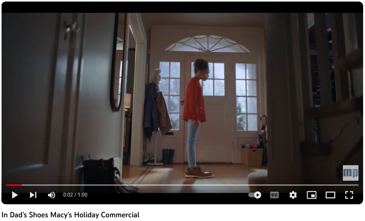In Dad's Shoes Macy's Holiday Commercial