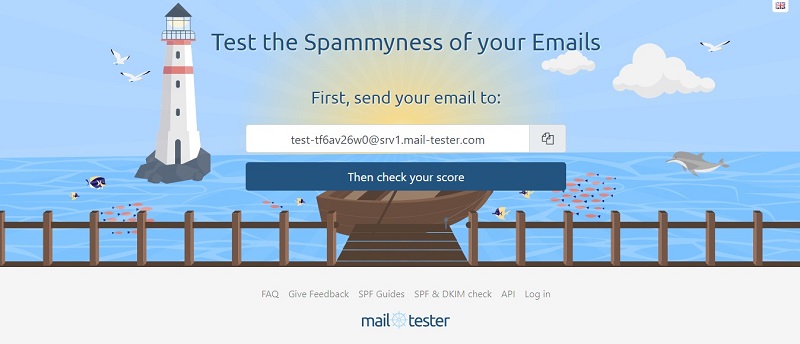 Email deliverability tool - Mailtester