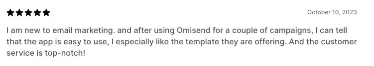 Omnisend customers review