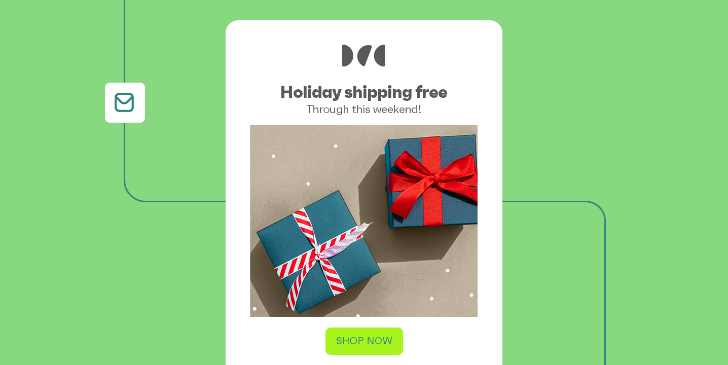 Holiday email templates