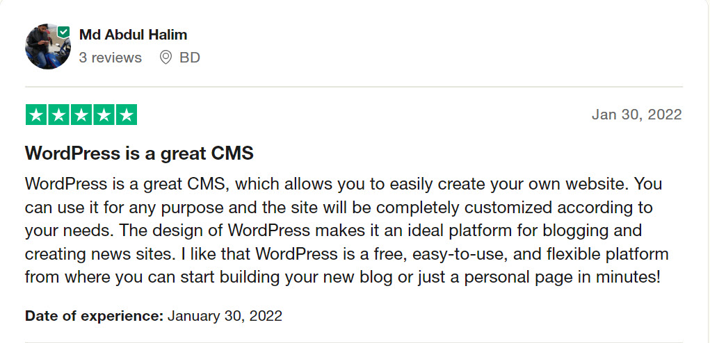 wordpress vs wix: user opinions