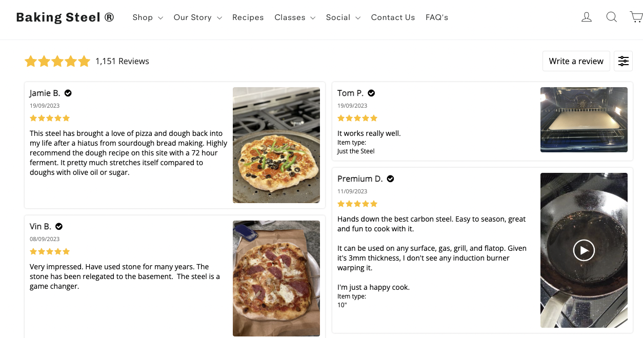 Baking steel reviews
